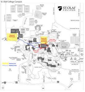 Map of St. Olaf College